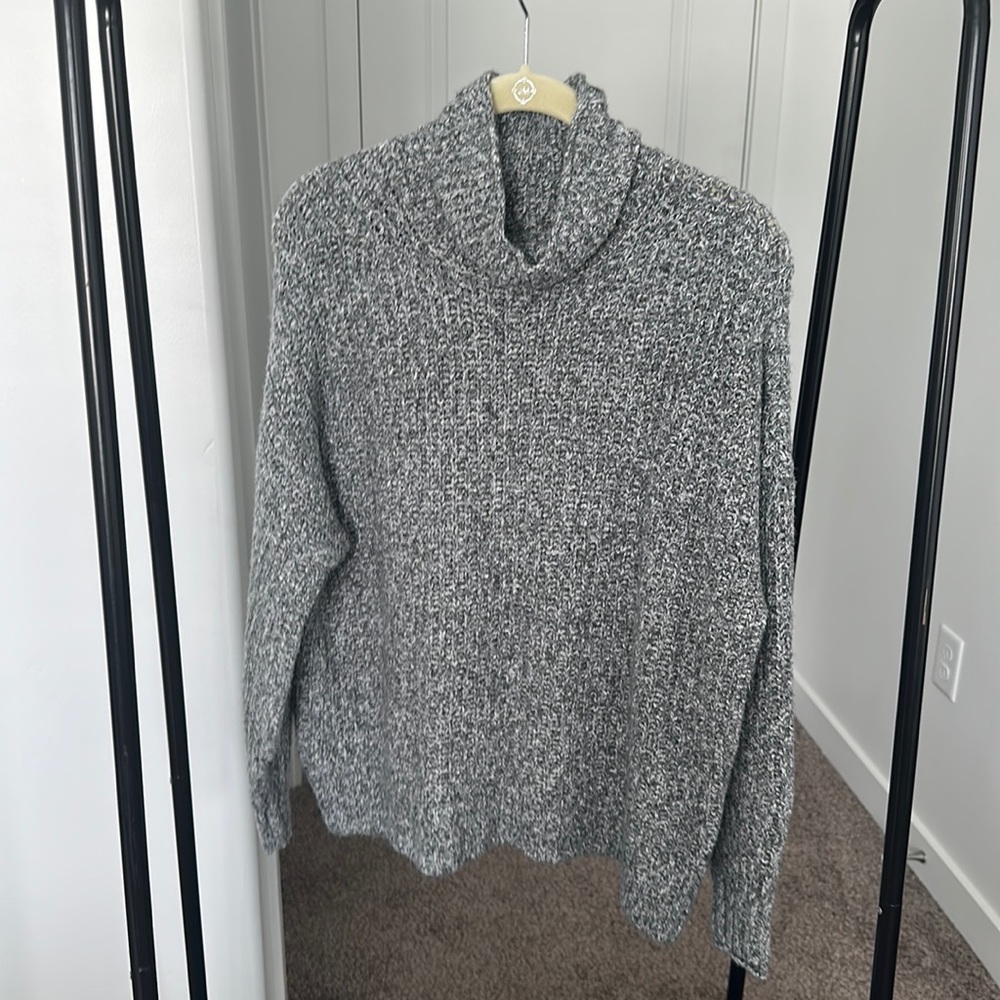American Eagle mock neck oversized sweater
